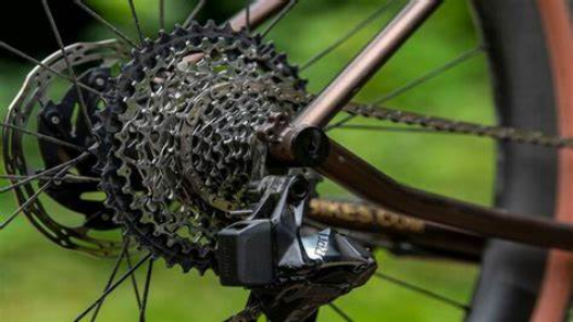 Bicycle gears, side view