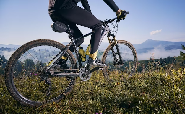 Man on a bicycle