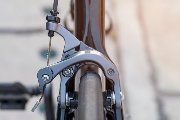 Front derailleur on bicycle